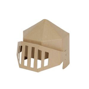 Clairefontaine Décopatch AC883C - Ritterhelm aus Pappmaché, für Kinder 24x25x20cm, 1 Stück