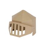 Clairefontaine Décopatch AC883C - Ritterhelm aus Pappmaché, für Kinder 24x25x20cm, 1 Stück