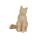 Clairefontaine Décopatch LA027C - Figur aus Pappmaché, Katze, 33x30x41 cm, 1 Stück