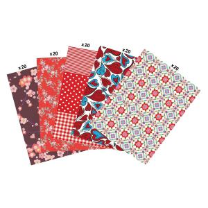 Clairefontaine Décopatch MP010C Decopatch-Papier, rot, 30 x 40 cm