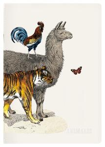 Clairefontaine Animalis Notizbuch A5 48Bl lin st