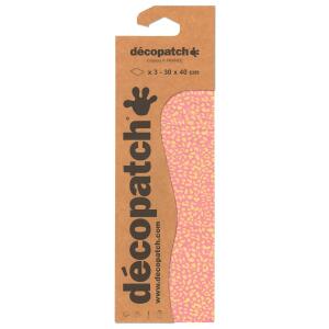 Clairefontaine Décopatch C839C - Blisterpackung mit 3 gleichen Bögen, No. 839, 30x40cm, 1 Pack