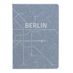 Clairefontaine Jeans, Notizheft A6 48Bl lin+Rd st