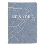 Clairefontaine Jeans, Notizheft A6 48Bl lin+Rd st