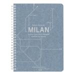 Clairefontaine Jeans, Spiralheft A5 74Bl lin+Rd st