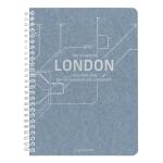 Clairefontaine Jeans, Spiralheft A5 74Bl lin+Rd st