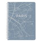 Clairefontaine Jeans, Spiralheft A5 74Bl lin+Rd st