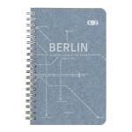 Clairefontaine Jeans Spiraladressb 11x17 50Bl lin