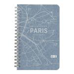 Clairefontaine Jeans Spiraladressb 11x17 50Bl lin