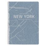 Clairefontaine Jeans, Spiralheft A4 74Bl lin+Rd st
