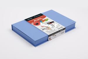 Clairefontaine Clairefontaine 975906C – Set mit Acrylblock, A4+, dunkelblau, 3 x One4ALL