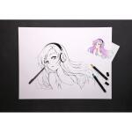 Clairefontaine Pkg 25Bl Manga Layout 200g 50x65cm
