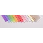 Clairefontaine 10Bl PP transparent  50x70cm gold