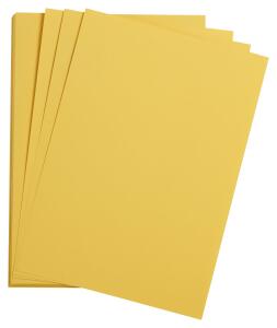 Clairefontaine Clairefontaine 90771C - Packung mit 25 Bogen Zeichenpapier Etival Color, DIN A3, 29,7 x 42cm, 160g, 1 Pack Buttergelb