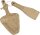 Clairefontaine Décopatch NO056C - Raclette Pfanne und Wender, 10cm + 8 cm, Pappmache