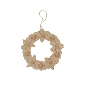 Clairefontaine Décopatch HD067C - Blumenkranz aus Pappmaché, Durchmesser 29cm, 1 Stück