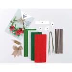 Clairefontaine Clairefontaine 97708C – ein Set Kreppe, Weihnachtskranz, 20,5 x 1,5 x 30 cm