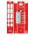 Clairefontaine TinyR 2Rl 5x0,35+Band kraft rt/bl