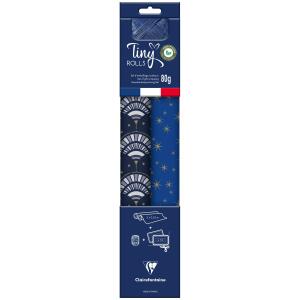 Clairefontaine TinyR 2Rl 5x0,35+Band kraft bl/gd