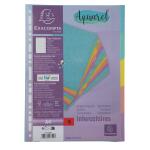 Exacompta Register A4 5tlg Manila 400g AQUAREL
