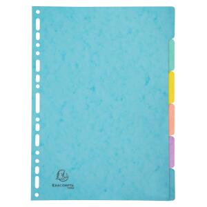 Exacompta Register A4 6tlg Manila 400g AQUAREL