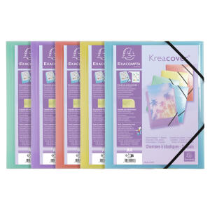 Exacompta Sammelmappe A4 PP KC PASTELL sort