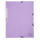 Exacompta Exacompta - 3 Schnellhefter mit Gummizug, 3 Klappen, 400 g/m², A4, Candy