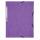 Exacompta Exacompta - 3 Schnellhefter mit Gummizug, 3 Klappen, 400 g/m², A4, Candy