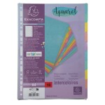Exacompta Register A4 10tlg Manila 400g AQUAREL