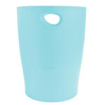 Exacompta Exacompta 45363D ECOBIN Papierkorb Aquarel 15 Liter mit Griffen. Eleganter und robuster Papierkorb und Mülleimer im modernen Design Pastell-Grün