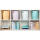 Exacompta Exacompta 45363D ECOBIN Papierkorb Aquarel 15 Liter mit Griffen. Eleganter und robuster Papierkorb und Mülleimer im modernen Design Pastell-Grün