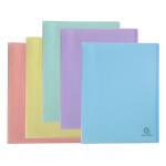 Exacompta Sichtmappe PP 60 Hüllen Chrom Pastel ass