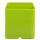 Exacompta Exacompta - 67425D - 1 Stifteköcher PEN-CUBE magnetisch - mit 2 verschiedenen Größen und Höhen - Maße 7,4 x 7,4 x 9,3 cm - Farbe: Limettengrün
