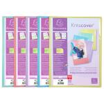 Exacompta Exacompta - 5859E - 1 Dokumentenmappe, PP, Kreacover Pastell, 100 Seiten, A4, verschiedene Farben