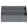 Exacompta Exacompta 67961D Briefablage & Sortierbox Aquarel aus extra starkem Karton mit 3 Fächern abgestuft 25x10x14 cm für Briefe in DL und C6 und Stifte Pastellfarbe Koralle Briefablage Ablagekorb Ablagebox