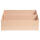 Exacompta Exacompta 67961D Briefablage & Sortierbox Aquarel aus extra starkem Karton mit 3 Fächern abgestuft 25x10x14 cm für Briefe in DL und C6 und Stifte Pastellfarbe Koralle Briefablage Ablagekorb Ablagebox