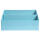 Exacompta Exacompta 67962D Briefablage & Sortierbox Aquarel aus extra starkem Karton mit 3 Fächern abgestuft 25x10x14 cm für Briefe in DL und C6 und Stifte Pastellfarbe Blau Briefablage Ablagekorb Ablagebox