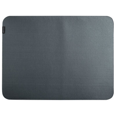 Exacompta Exacompta - 29814E - 1 Schreibtischunterlage Teksto – hergestellt aus RPET-Filz gewonnen durch Recycling von Plastikflaschen – Format 50 x 65 cm – Farbe: Grau – Lieferung gerollt