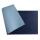 Exacompta Exacompta - 29124E - 1 Schreibtischunterlage Home Office - aus Kunstleder Polyurethan zweifarbig - weich und robust - Format 35 x 60 cm - Farbe: Marineblau / Himmelblau - gerollt
