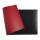 Exacompta Exacompta - 29141E - 1 Schreibtischunterlage Home Office - aus Kunstleder Polyurethan zweifarbig - weich und robust - Format 40 x 80 cm - Farbe schwarz/rot - Lieferung gerollt