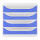 Exacompta Exacompta - 310360D - BIG-BOX Chromaline - 4 Schubladen für DIN A4+ - Außenmaße: Tiefe 34,70 x Breite 27,80 x Höhe 26,70 cm - Crystal/Royal Blue transparent