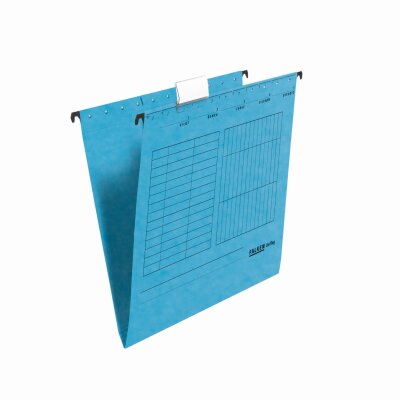 Falken Falken Hängemappe UniReg, 230g/m²-Kraftkarton, seitlich offen, 5er Poly blau