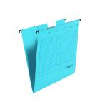 Hängemappe UniReg, 230g/m²-Kraftkarton, seitlich offen, 5er Poly blau