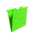 Falken Falken Hängemappe UniReg, 230g/m²-Kraftkarton, seitlich offen, 5er Poly grün