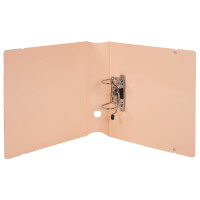 Exacompta Exacompta 53764E Premium Ordner Exafile 2.0 runder Rücken 8 cm breit DIN A4 aufgeklebtes Rückenschild Prem´Touch Aquarel Korallen-Rot Ringordner Aktenordner Briefordner Büroordner Plastikordner