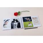 Exacompta Exacompta 16213E Spiral-Fotoalbum LA VIE EN ROSE 150 Fotos 50 weiße Seiten Format 32 x 22 cm Einband aus bedrucktem Papier mit matter Laminierung FSC® zertifiziert