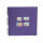 Exacompta Exacompta 15118E MILANO Spiral-Fotoalbum 360 Fotos 60 schwarze Seiten Format 32 x 32 cm Einband aus violettem Papier mit Textileffekt Fenster zur individuellen Gestaltung FSC® zertifiziert