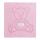 Exacompta Exacompta 16566E Fotoalbum TEDDY BEAR 300 Fotos 10 x 15 cm 60 weiße Seiten mit Kristallblättern Format 29 x 32 cm Einband aus rosa Strukturpapier Bi-Material-Effekt