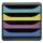 Exacompta Exacompta - Ref 3104293D – Big-Box – Schreibtisch-Schubladen-Set, 4 Schubladen mit einer Tiefe von 55 mm zur Aufbewahrung von A4+ Dokumenten, 347 x 278 x 267 mm, Schwarz/Forever Young