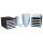 Exacompta Exacompta - Ref 3094296D – Big-Box Plus – Schreibtisch-Schubladen-Set, 5 Schubladen mit einer Tiefe von 43 mm zur Aufbewahrung von A4+ Dokumenten, 347 x 278 x 271 mm, Aquarel Schwarz/Pastell-glänzend